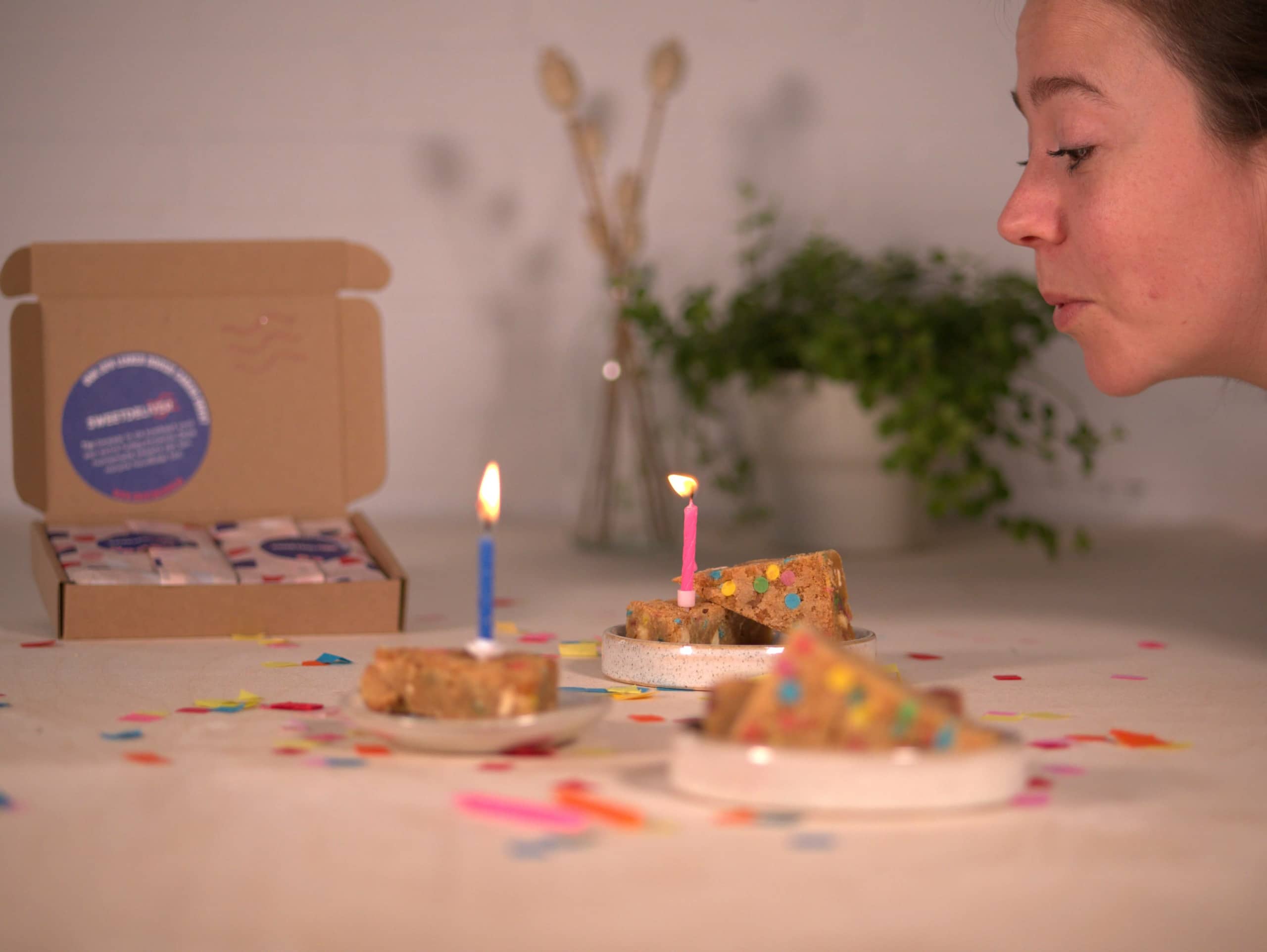 Brownie verjaardagsservice