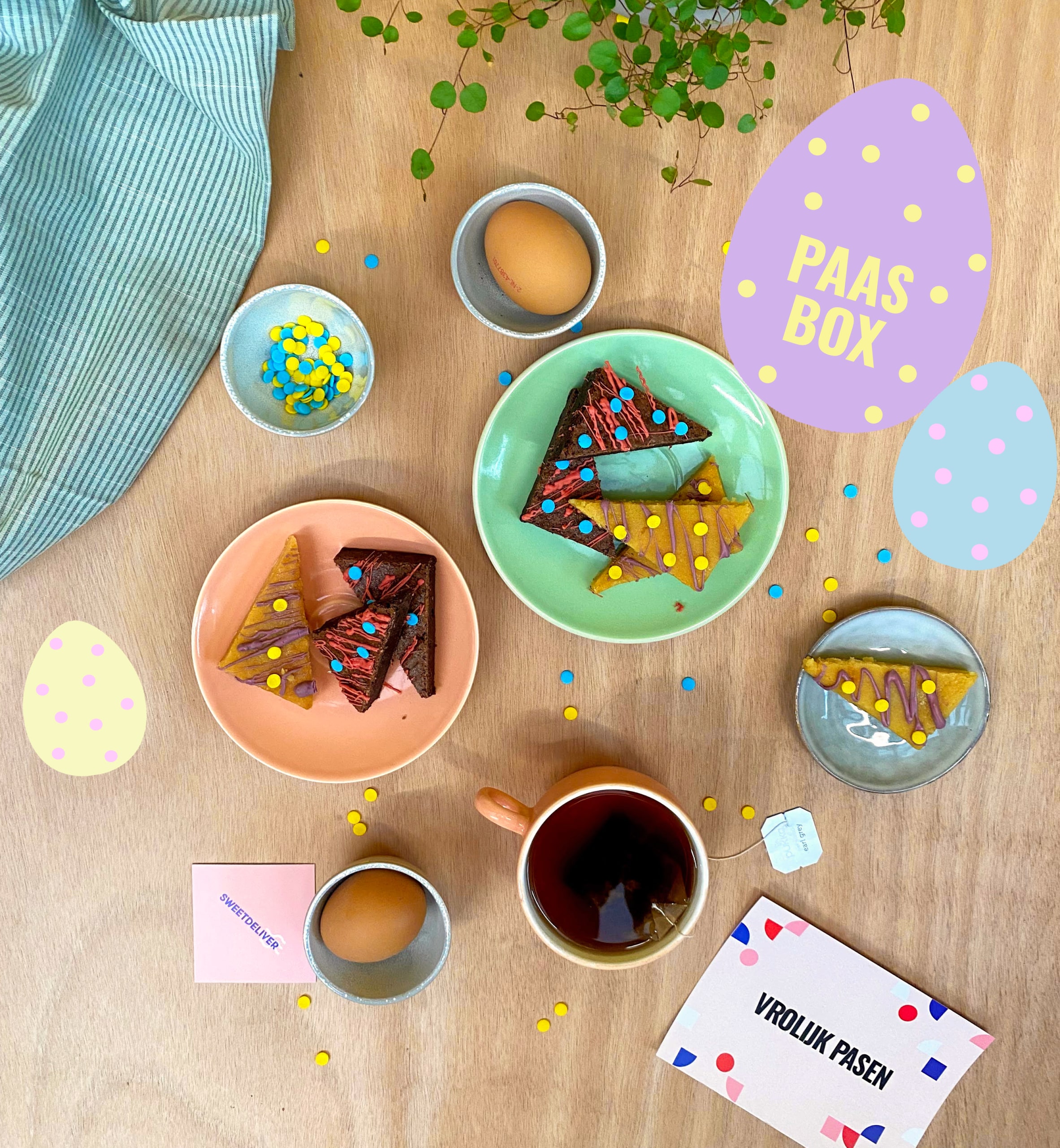 Paasbrownies voor een heerlijke Pasen!
