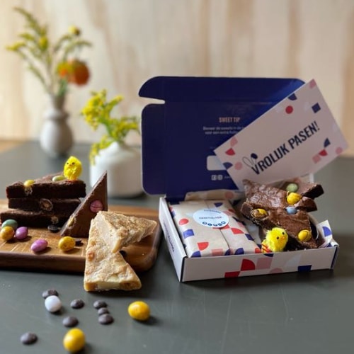 De lekkerste browniebox van het jaar! Paasbrownies!